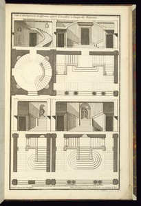 Suite de developpement de differentes especes d'Escaliers à l'usage des Bâtiments