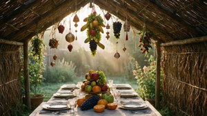 Sukkah Morning Light