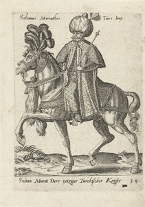 Sultan Murat III te paard