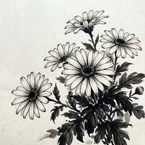 Sumi-e Marguerite