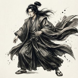 Sumi-e Warrior