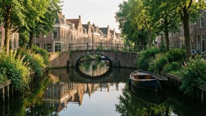 Summer Canal in Schiedam
