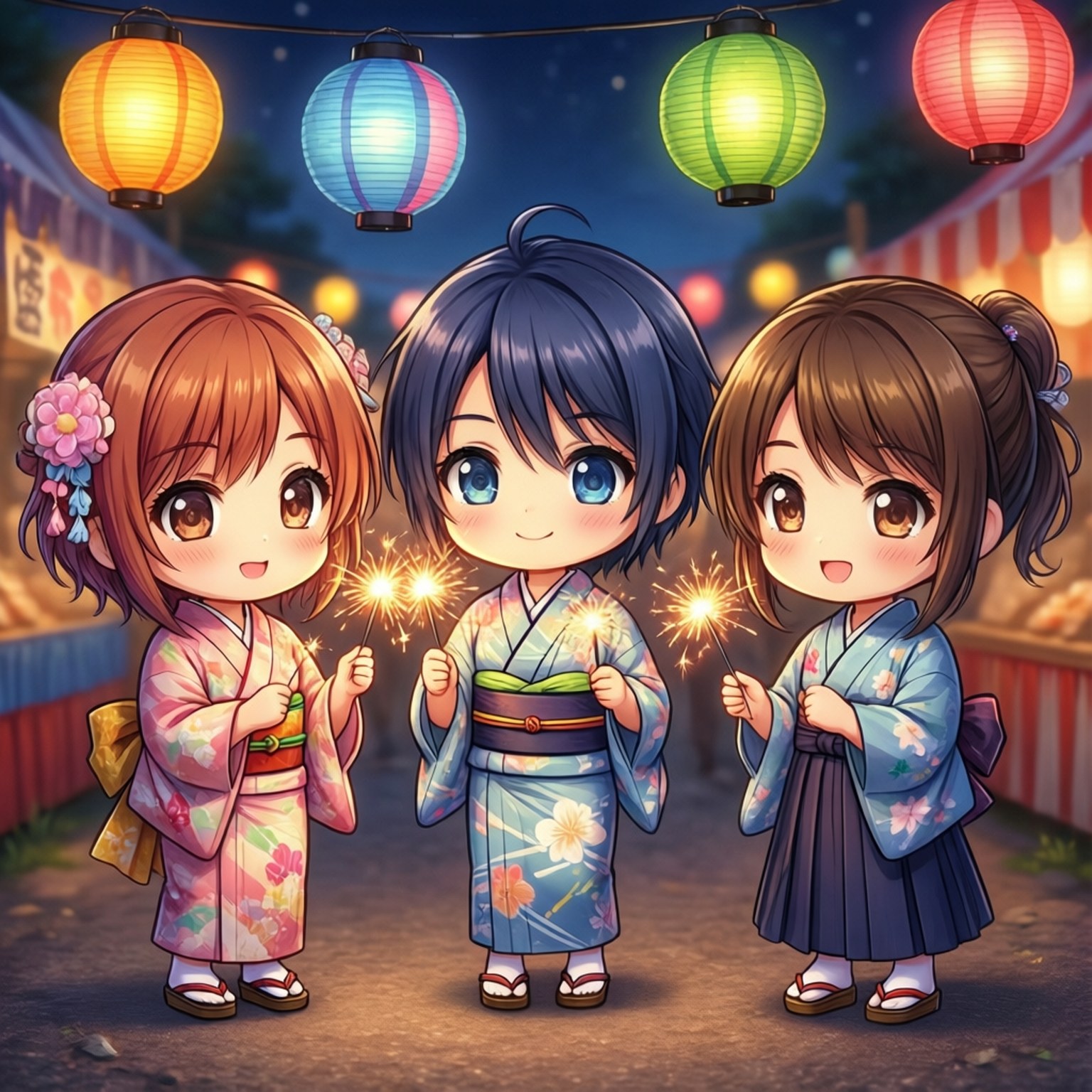Summer Festival Fun by Wallpapers.art Studio