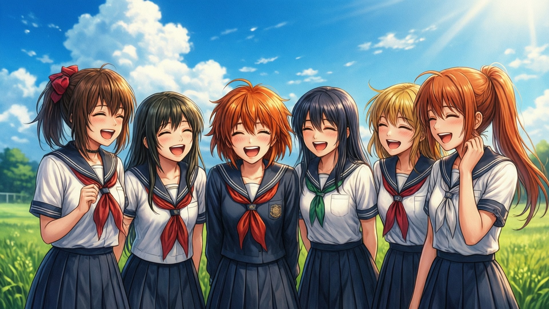 Summer Friends United by Wallpapers.art Studio