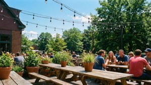 Summer Patio Scene