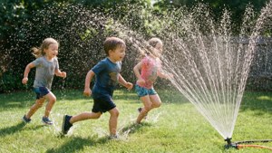 Summer Sprinkler Fun