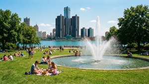 Summer Waterfront Park
