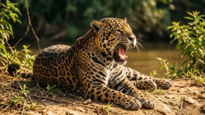 Sunbathing Jaguar