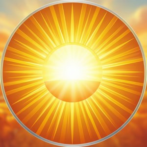 Sunburst Circular Frame
