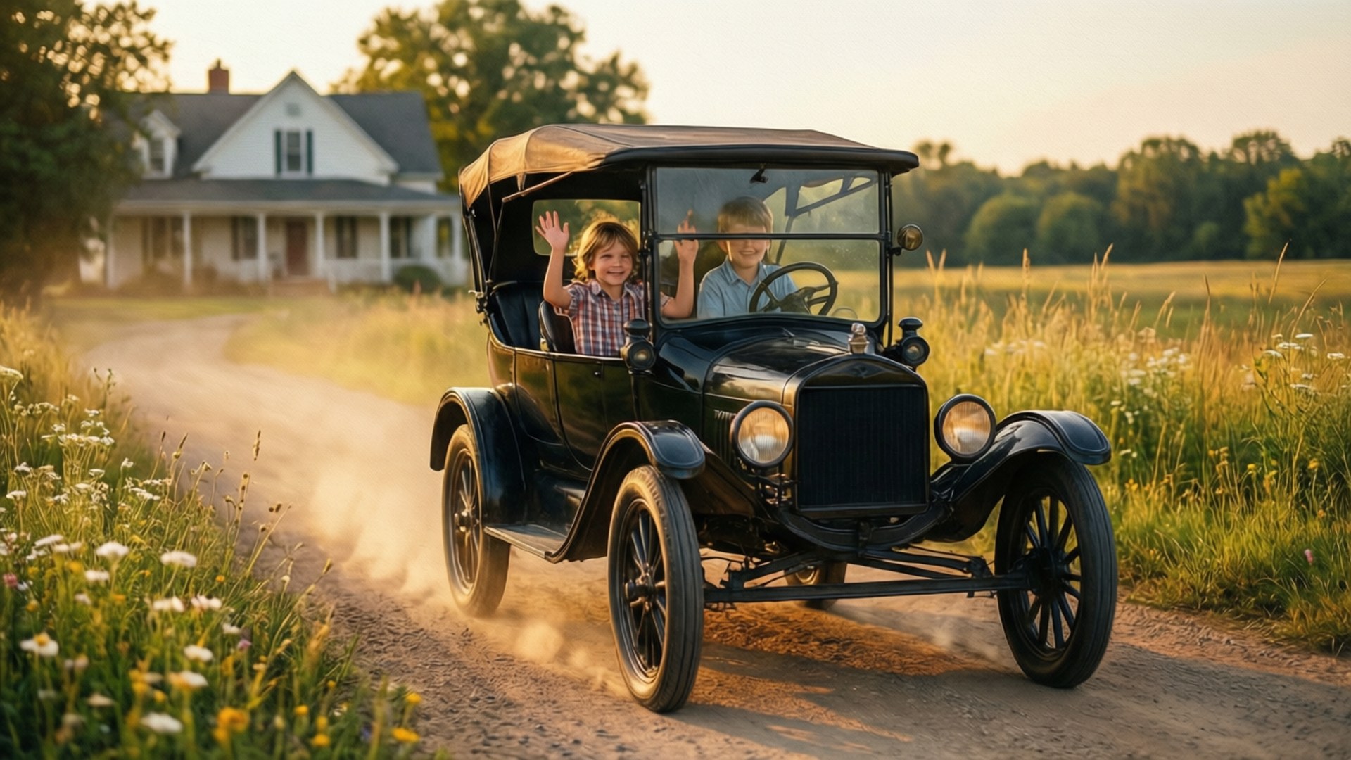 Sunday Drive by Wallpapers.art Studio