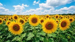 Sunflower Field Bliss