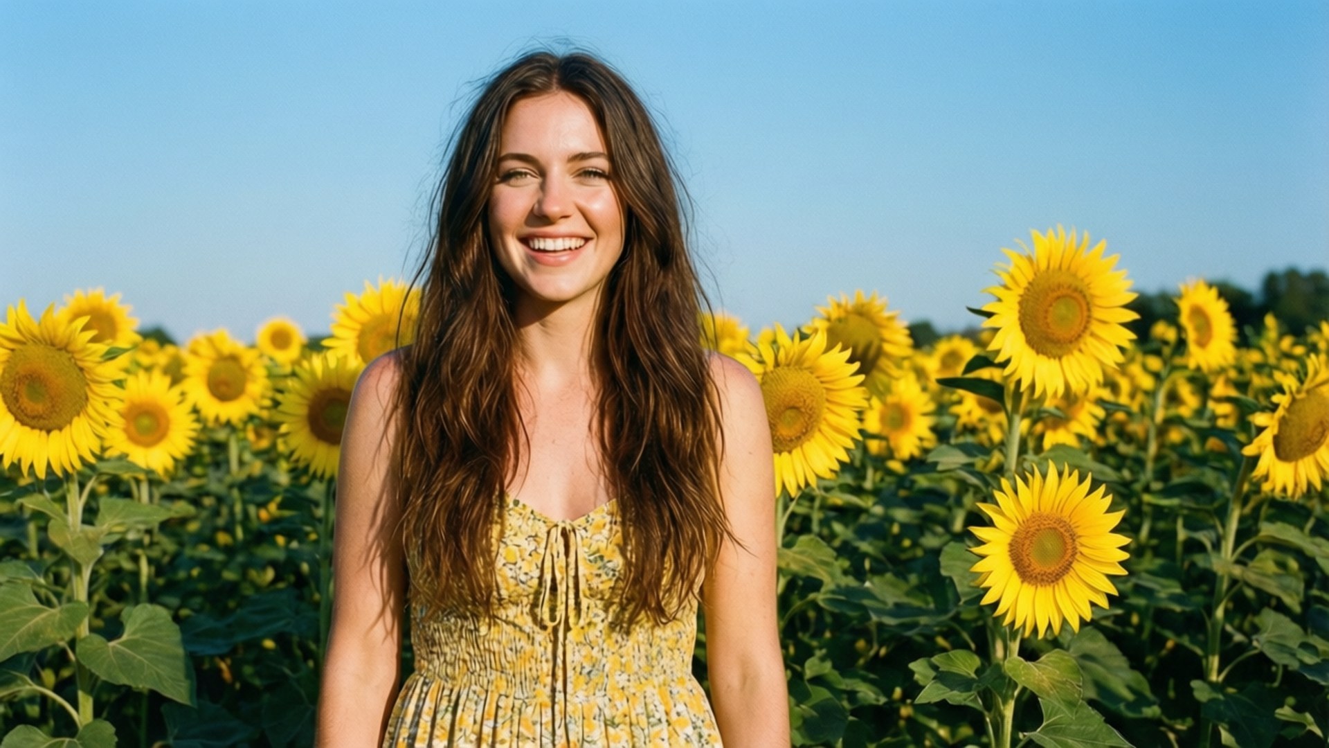 Sunflower Field by Wallpapers.art Studio