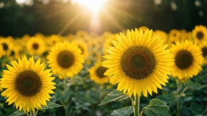 Sunflower Field Depth