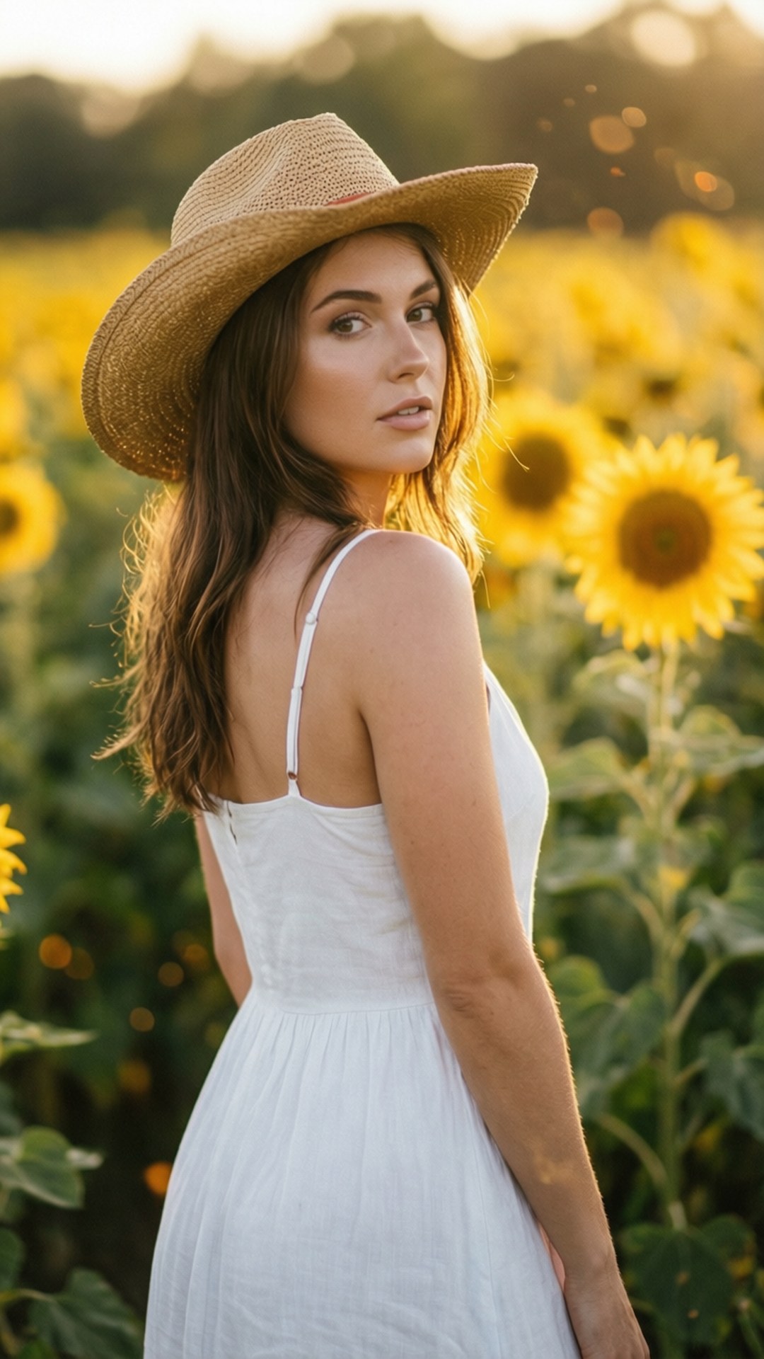 Sunflower Field Dream by Wallpapers.art Studio