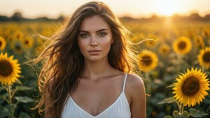 Sunflower Field Glow