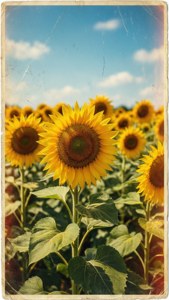 Sunflower Field Grain