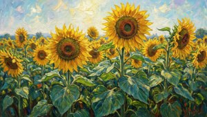 Sunflower Field Impression