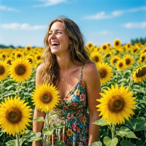 Sunflower Field Joy