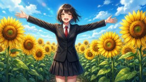 Sunflower Field Joy