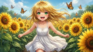 Sunflower Field Joy
