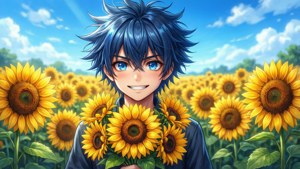 Sunflower Field Love