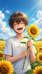 Sunflower Field Love