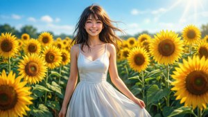 Sunflower Field Senju