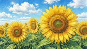 Sunflower Field Sunny