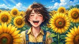 Sunflower Laughter