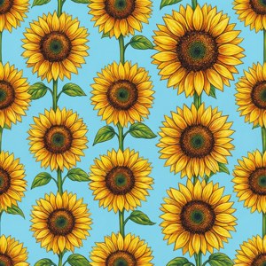 Sunflower Seamless Pattern