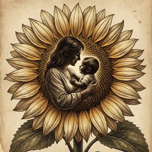 Sunflower Silhouette