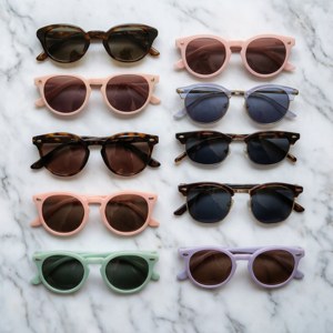 Sunglasses Flat Lay