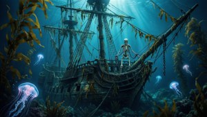 Sunken Shipwreck Ghost