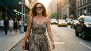Sunlit City Stroll
