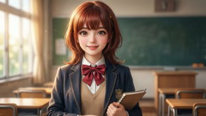 Sunlit Classroom Monika