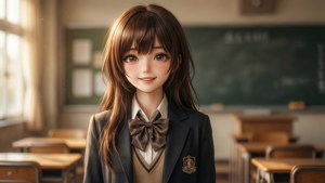 Sunlit Classroom Monika