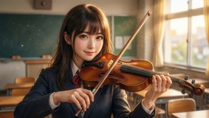 Sunlit Classroom Serenade