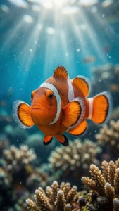 Sunlit Coral Swim