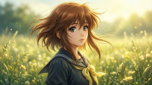 Sunlit Field Freya