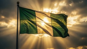 Sunlit Flag Glory