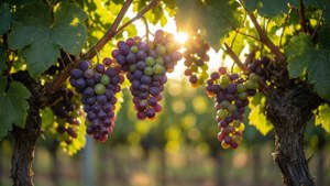 Sunlit Grape Harvest