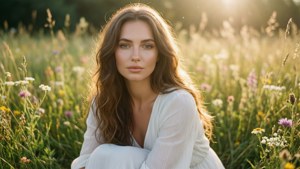Sunlit Meadow Serenity
