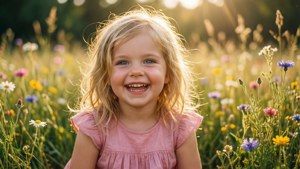 Sunlit Meadow Smile