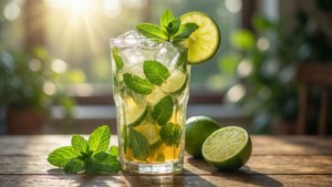 Sunlit Mojito Morning
