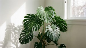 Sunlit Monstera Interior