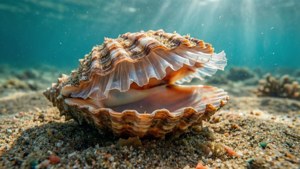 Sunlit Pen Shell