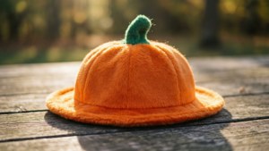 Sunlit Pumpkin Hat