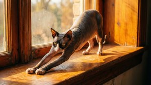 Sunlit Sphynx Stretch