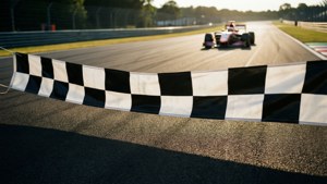 Sunlit Track Finish