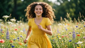 Sunlit Wildflower Joy